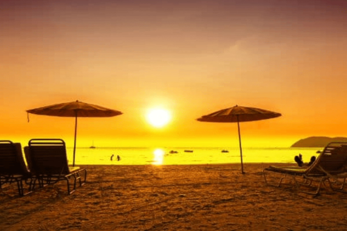 Sunset ride on a rented vehicle during a 3 day Goa itinerary